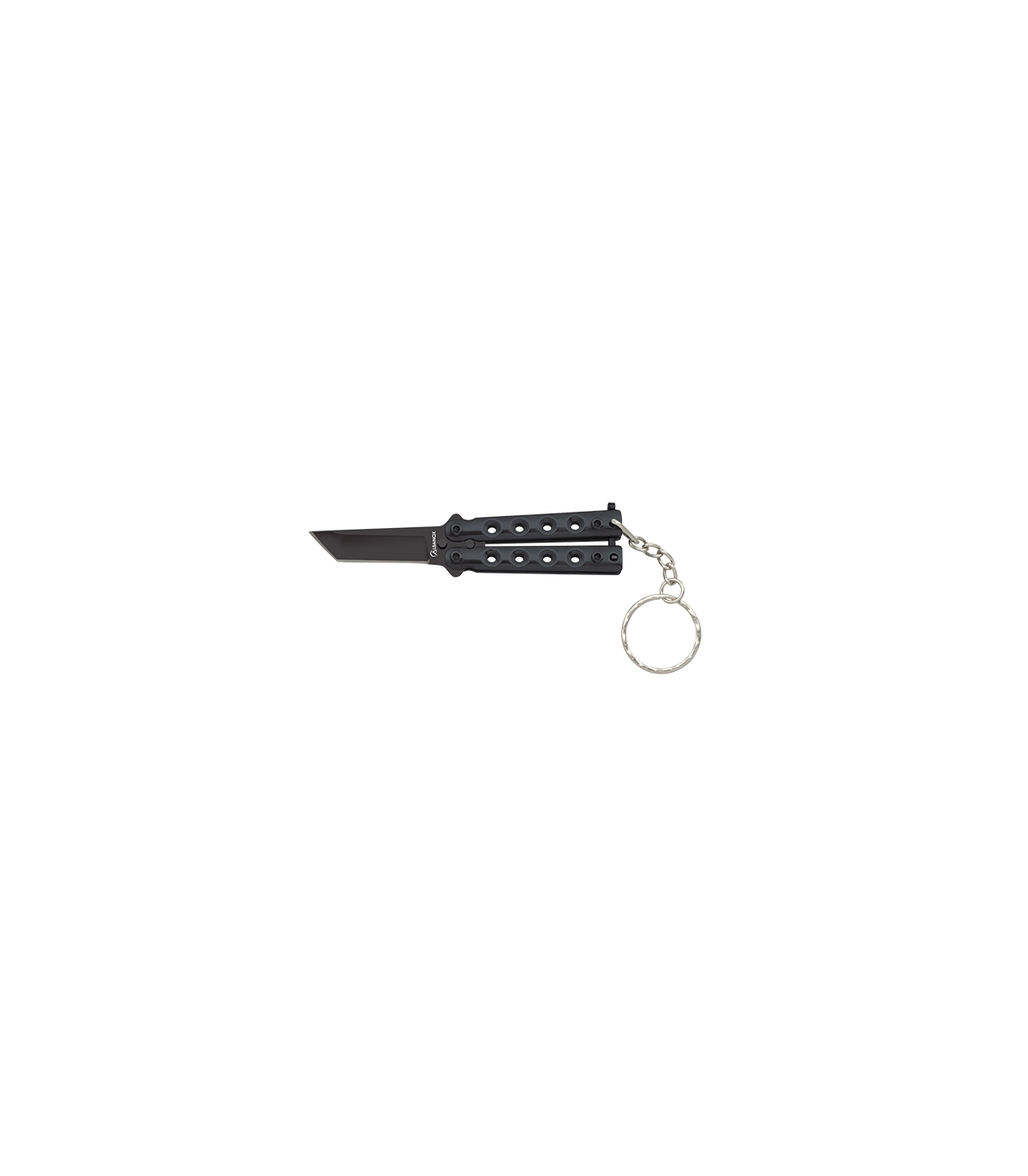 ΣΟΥΓΙΑΣ ALBAINOX, BT, Key-ring balisong. Black. 4 cm, 02247