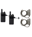 ΠΟΜΠΟΔΕΚΤΗΣ RETEVIS B63S, PMR16 + 2x M51-B63S EARMOR