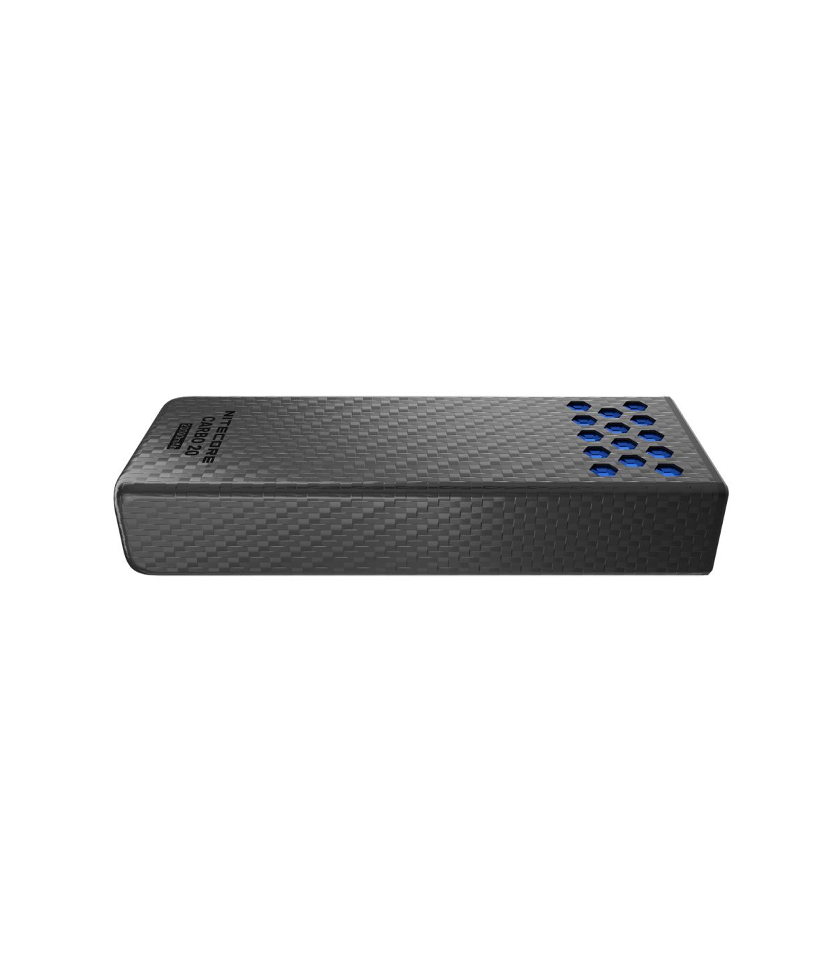 POWER BANK NITECORE CARBO 20, Carbon Fiber, Fast Charge, 65W MAX, BLUE