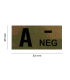 CLAWGEAR A NEG(-) IR BLOOD TYPE PATCH