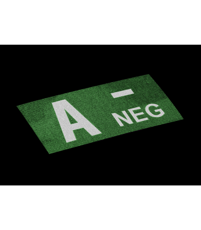 CLAWGEAR A NEG(-) IR BLOOD TYPE PATCH