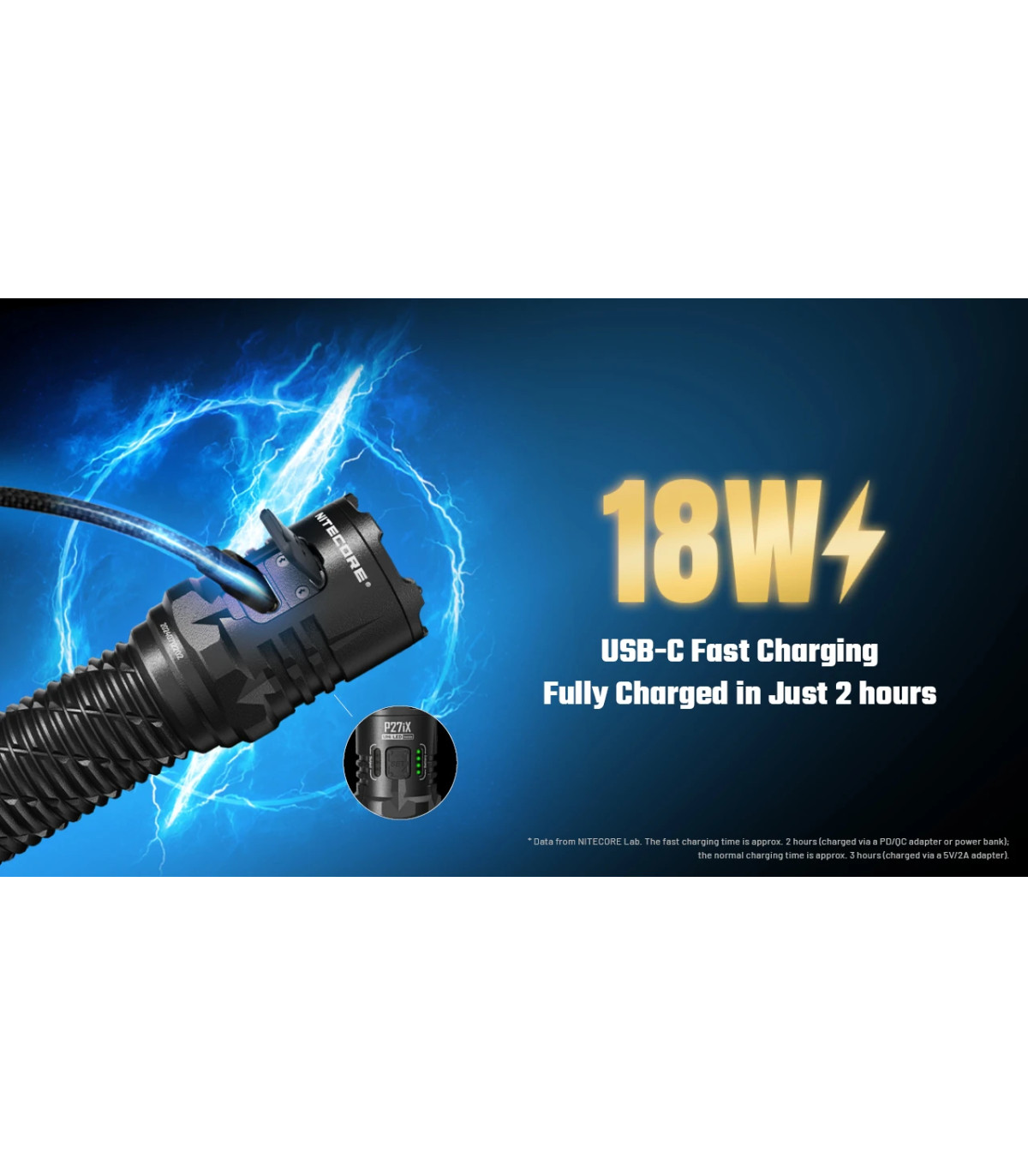 ΦΑΚΟΣ LED NITECORE PRECISE P27ix, Tactical Lumin Sield, Strobe ready, 5000lm