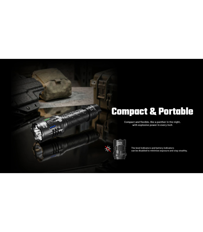 ΦΑΚΟΣ LED NITECORE PRECISE P27ix, Tactical Lumin Sield, Strobe ready, 5000lm
