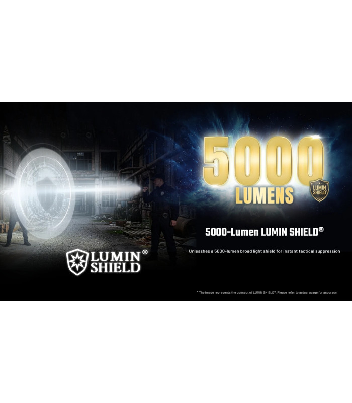 ΦΑΚΟΣ LED NITECORE PRECISE P27ix, Tactical Lumin Sield, Strobe ready, 5000lm