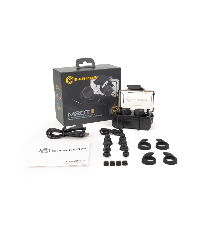 Ωτοασπίδες Ηλεκτρονικές EARMOR M20T PRO-BK, Bluetooth