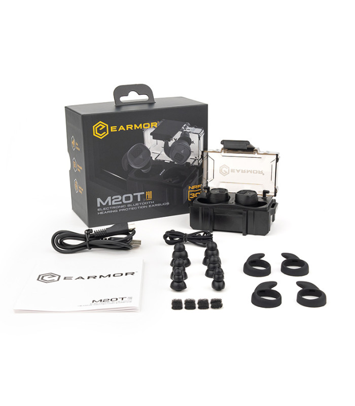 Ωτοασπίδες Ηλεκτρονικές EARMOR M20T PRO-BK, Bluetooth