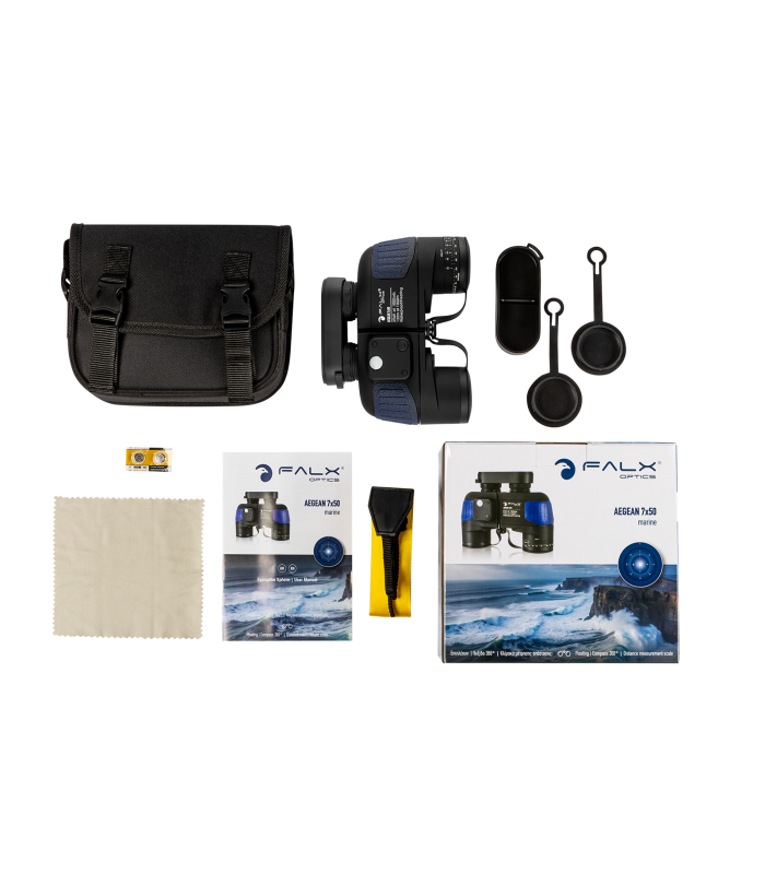ΚΙΑΛΙΑ FALX Optics Aegean 7x50mm, Marine, BLUE