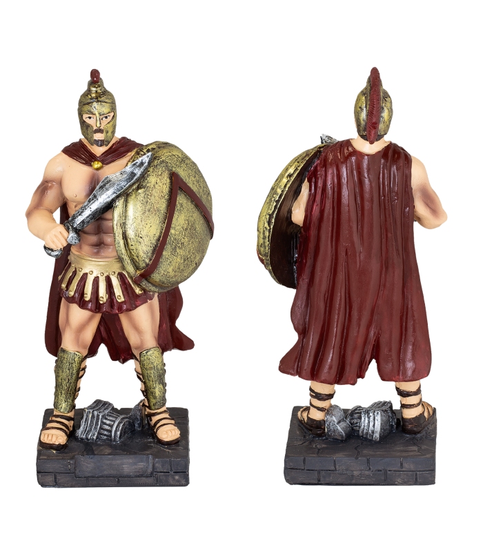 ΦΙΓΟΥΡΑ ΔΙΑΚΟΣΜΗΤΙΚΗ TOLE10, Spartan Sword+shiled 8cm, 39776