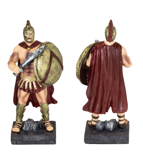 ΦΙΓΟΥΡΑ ΔΙΑΚΟΣΜΗΤΙΚΗ TOLE10, Spartan Sword+shiled 18cm, 39774