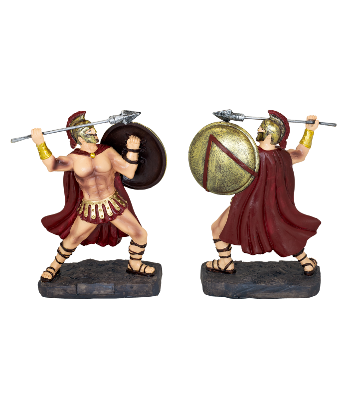 ΦΙΓΟΥΡΑ ΔΙΑΚΟΣΜΗΤΙΚΗ TOLE10, Spartan Spear+Shield 12cm, 39772