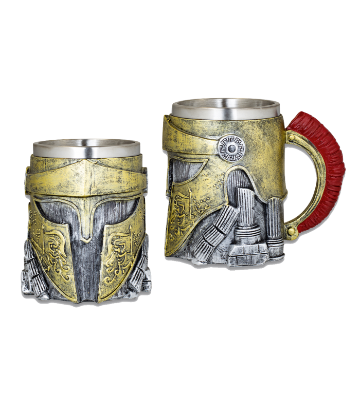 ΠΟΤΗΡΙ ΔΙΑΚΟΣΜΗΤΙΚΟ TOLE10, Spartans Helmet, 39763