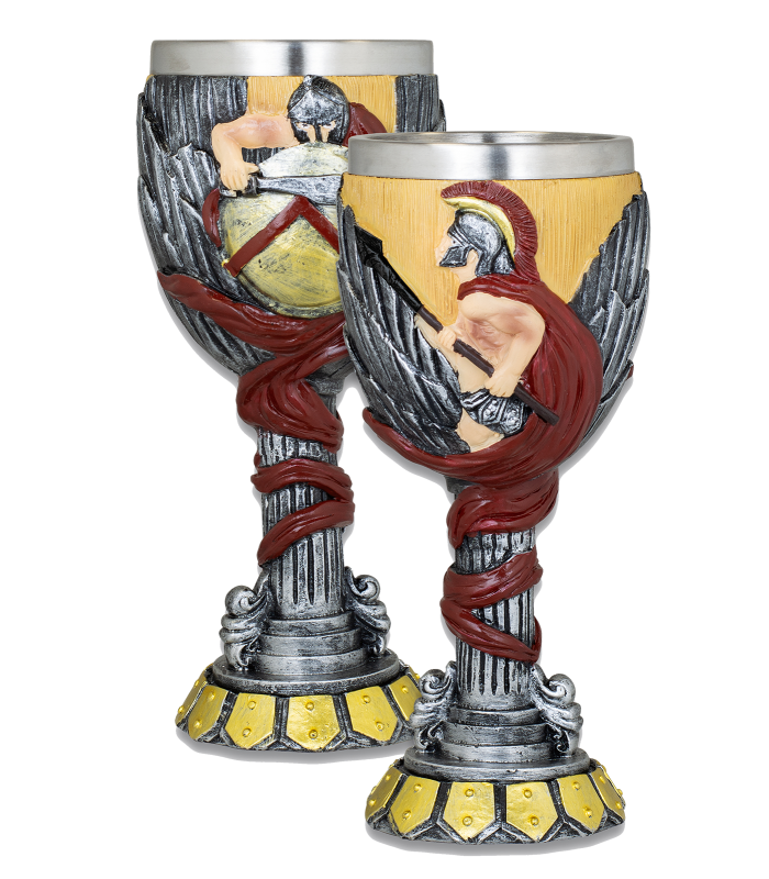 ΠΟΤΗΡΙ ΔΙΑΚΟΣΜΗΤΙΚΟ TOLE10, Spartans Sword+Shield, 39761