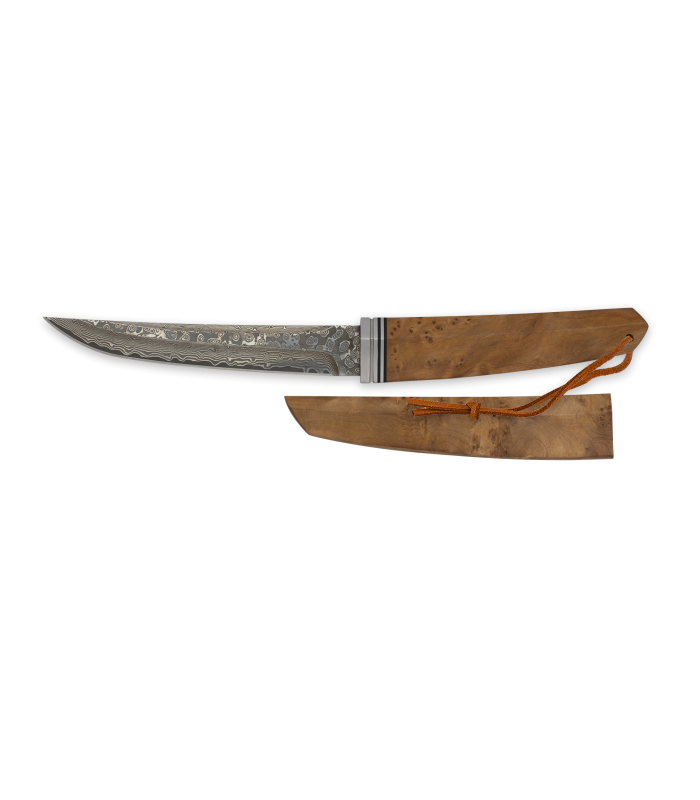 ΜΑΧΑΙΡΙ ALBAINOX Tanto knife. Root wood. Damask. Bl 12.8cm, 32832