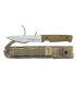 ΜΑΧΑΙΡΙ K25 rubber handle tactical knife. TAN, 32821