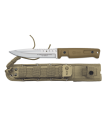 ΜΑΧΑΙΡΙ K25 rubber handle tactical knife. TAN, 32821
