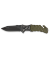 ΣΟΥΓΙΑΣ ALBAINOX,Tactical pocket knife. Seel/Green ABS, 25312