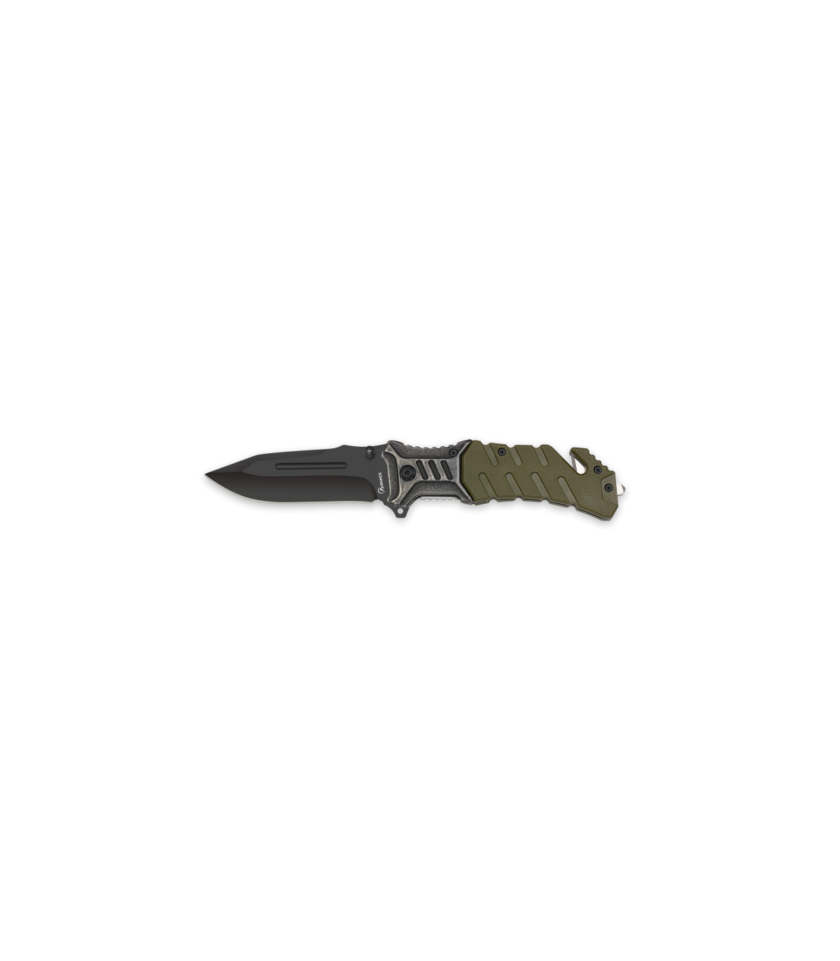 ΣΟΥΓΙΑΣ ALBAINOX,Tactical pocket knife. Seel/Green ABS, 25312