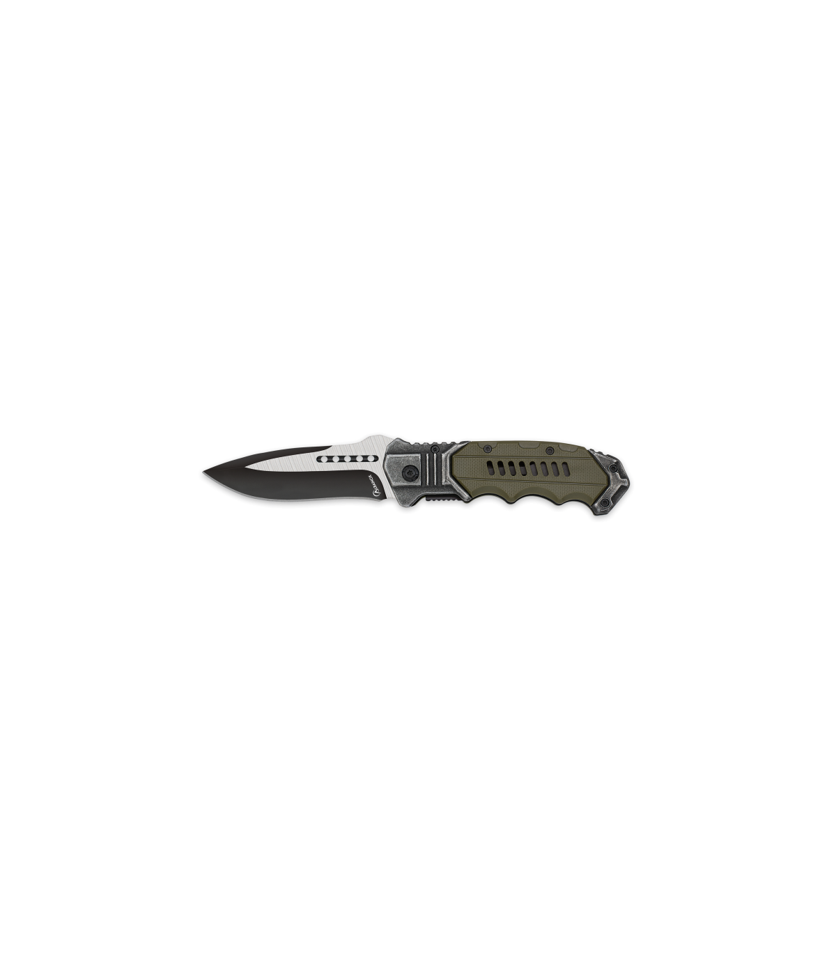 ΣΟΥΓΙΑΣ ALBAINOX, Tactical pocket knife. Steel/Green ABS, 25311