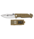 ΣΟΥΓΙΑΣ K25 penknife. TAN sation rubber. Bl.9cm, 25238
