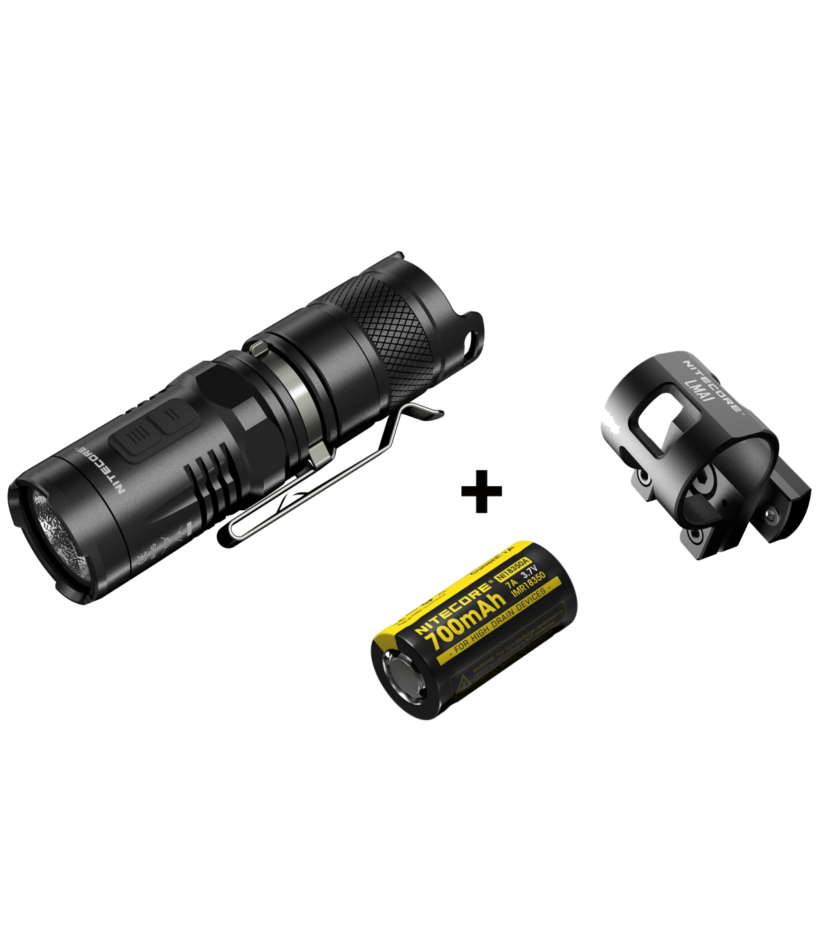 ΦΑΚΟΣ LED NITECORE MULTI TASK MT10C+LMA1+IMR18350A