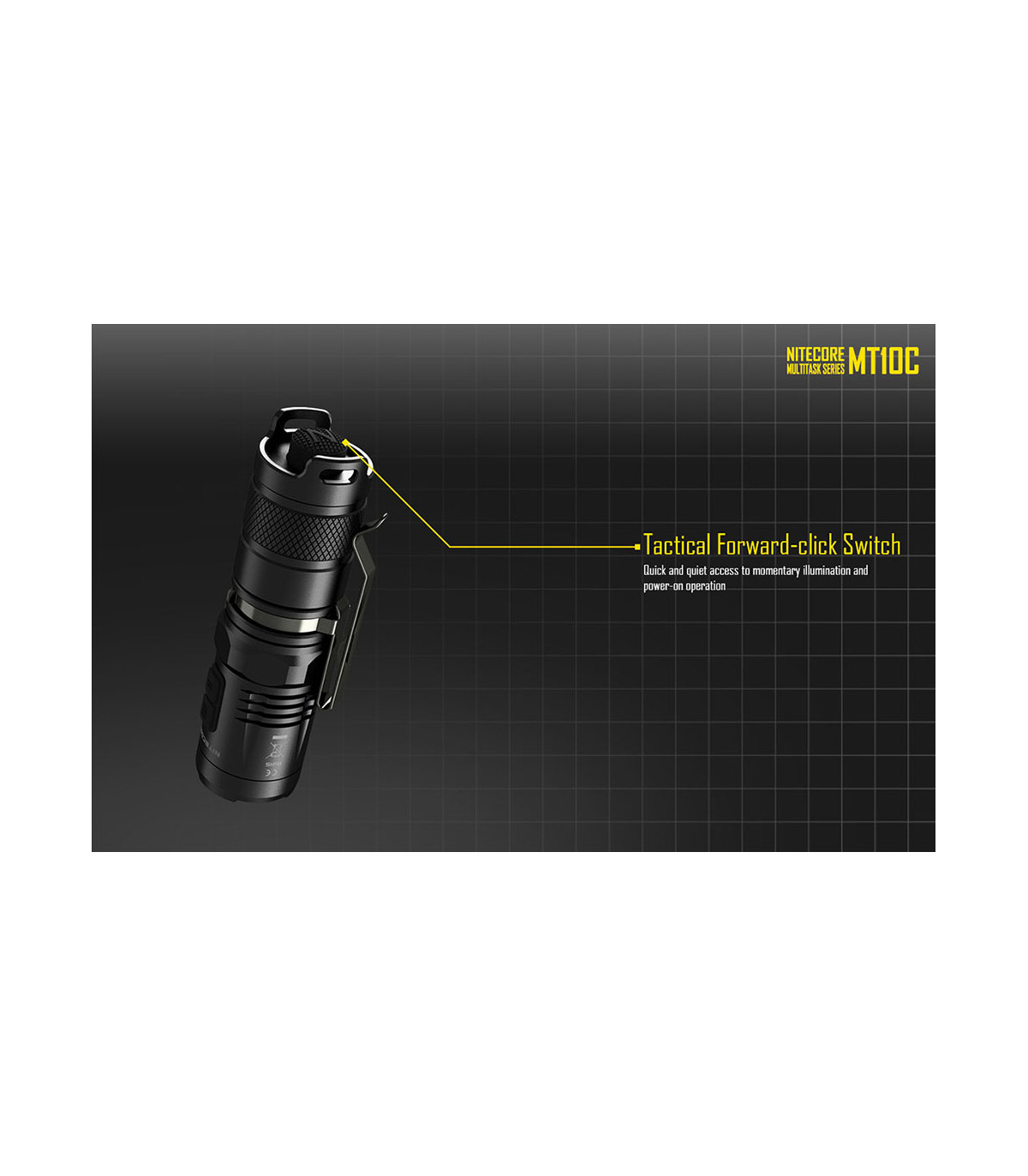 ΦΑΚΟΣ LED NITECORE MULTI TASK MT10C+LMA1+IMR18350A
