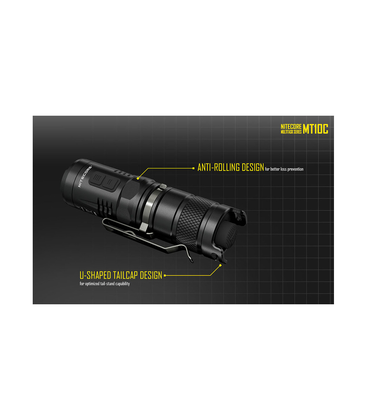 ΦΑΚΟΣ LED NITECORE MULTI TASK MT10C+LMA1+IMR18350A