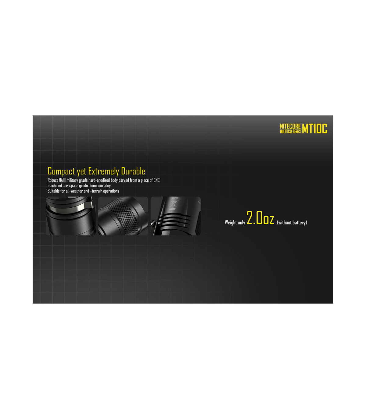 ΦΑΚΟΣ LED NITECORE MULTI TASK MT10C+LMA1+IMR18350A