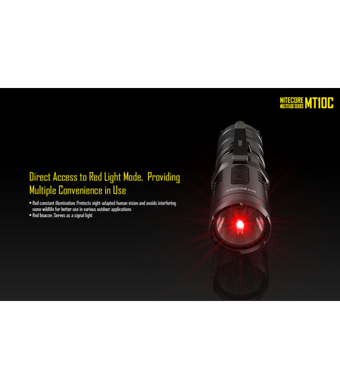 ΦΑΚΟΣ LED NITECORE MULTI TASK MT10C+LMA1+IMR18350A