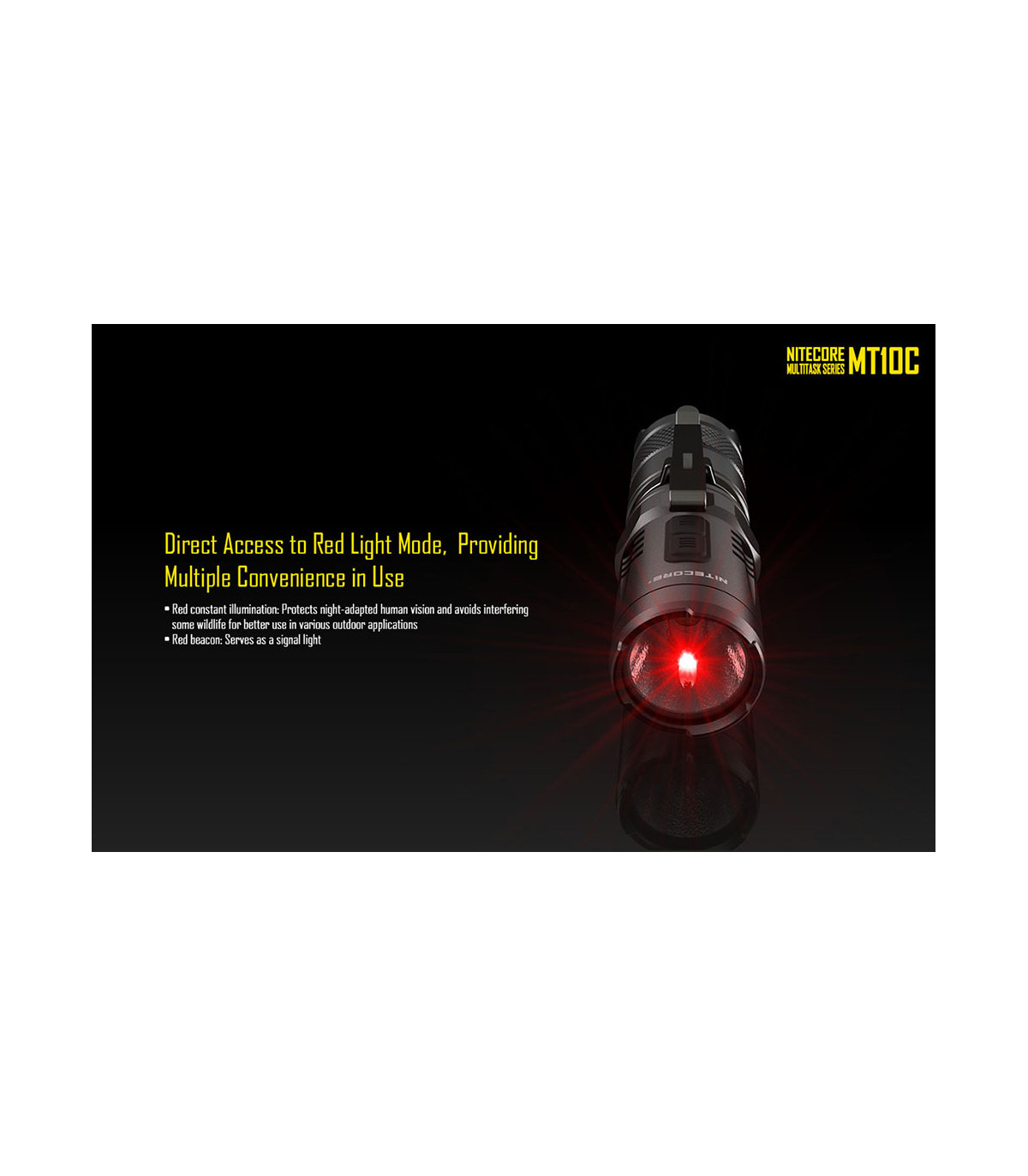 ΦΑΚΟΣ LED NITECORE MULTI TASK MT10C+LMA1+IMR18350A