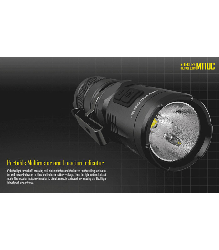 ΦΑΚΟΣ LED NITECORE MULTI TASK MT10C+LMA1+IMR18350A