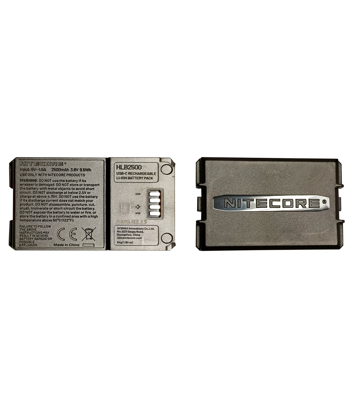 ΜΠΑΤΑΡΙΑ NITECORE HLB2500 για HA29 UHE, HA27 UHE (τιμή τεμαχίου)