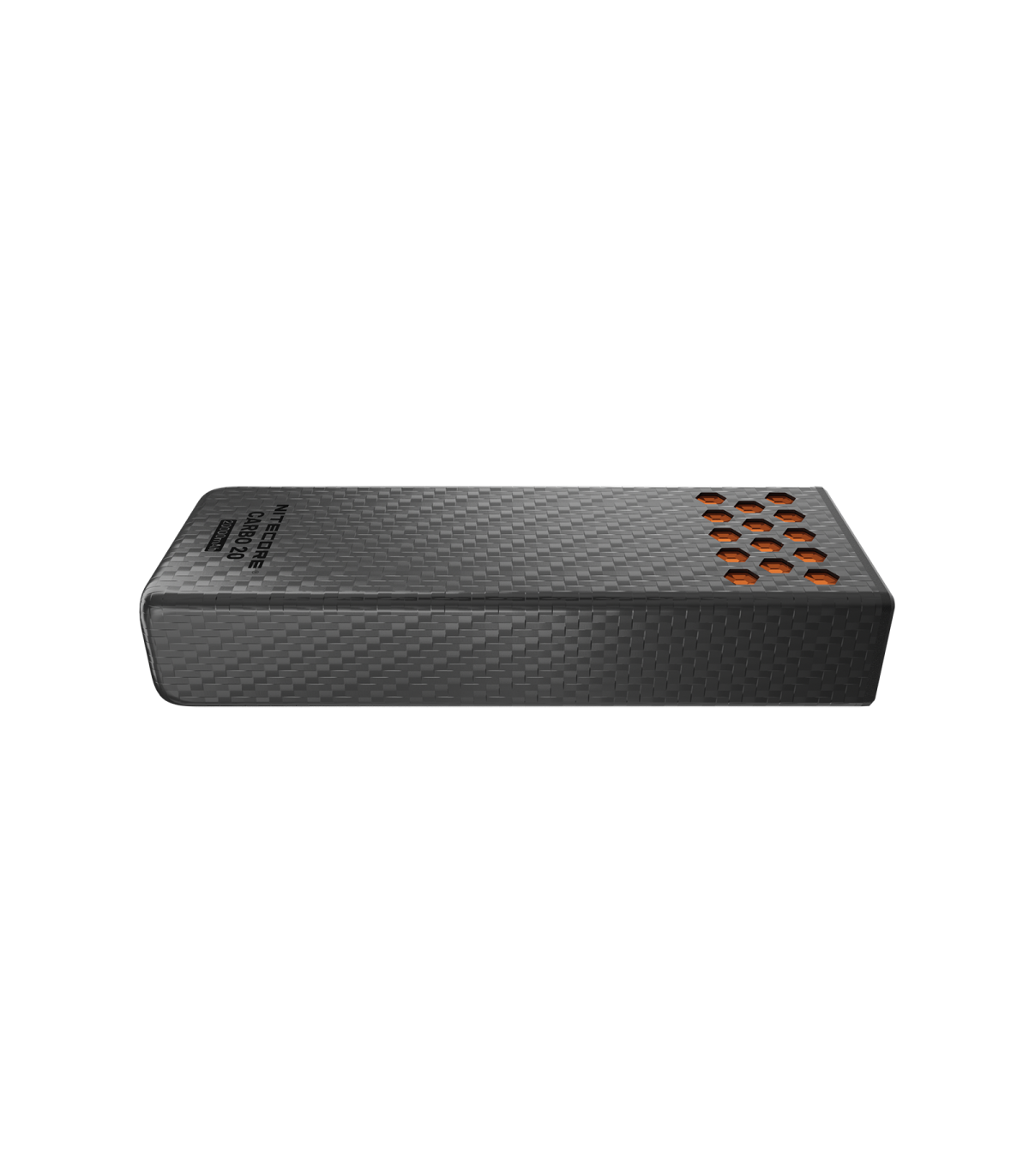 POWER BANK NITECORE CARBO 20, Carbon Fiber, Fast Charge, 65W MAX, ORANGE