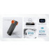POWER BANK NITECORE CARBO 20, Carbon Fiber, Fast Charge, 65W MAX, ORANGE