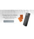 POWER BANK NITECORE CARBO 20, Carbon Fiber, Fast Charge, 65W MAX, ORANGE