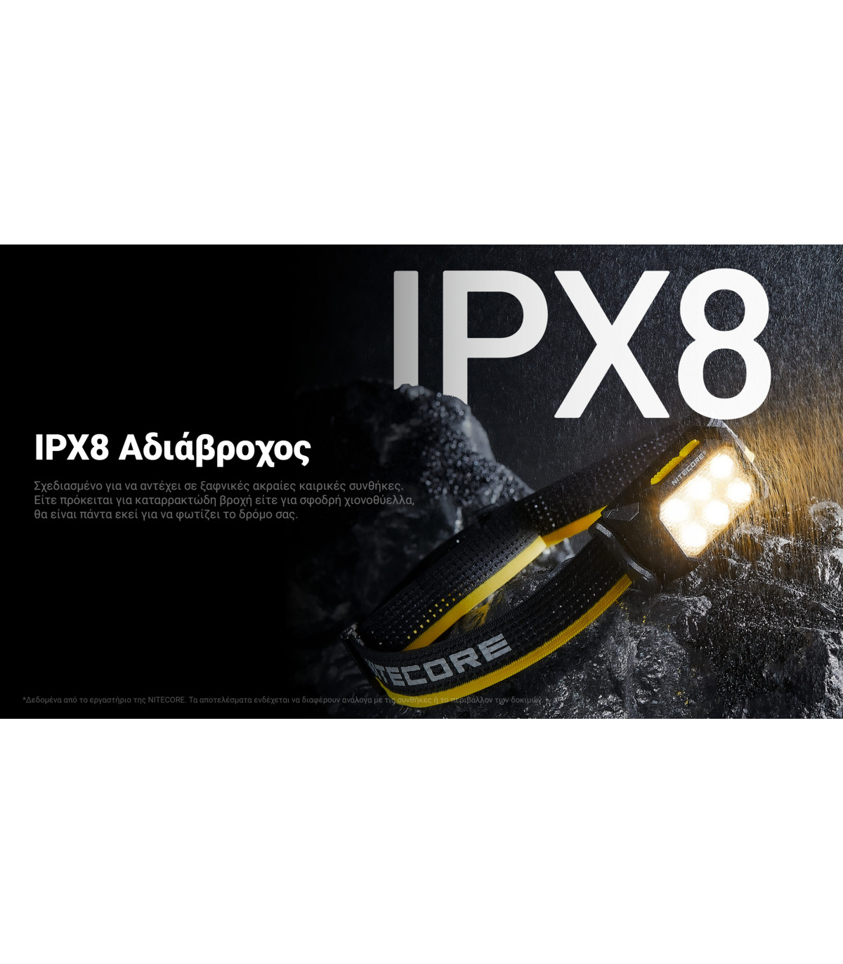 ΦΑΚΟΣ LED NITECORE HEADLAMP HA29 UHE, 1200 lumens with HLB2500