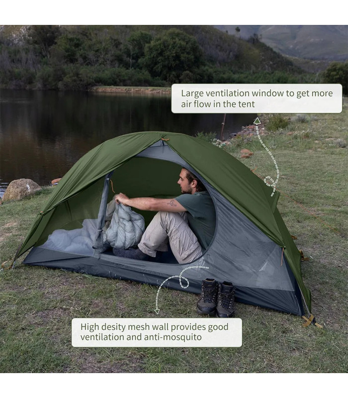 Naturehike Janga Tent 1P One Person 3 Season | Sabotage Oddal