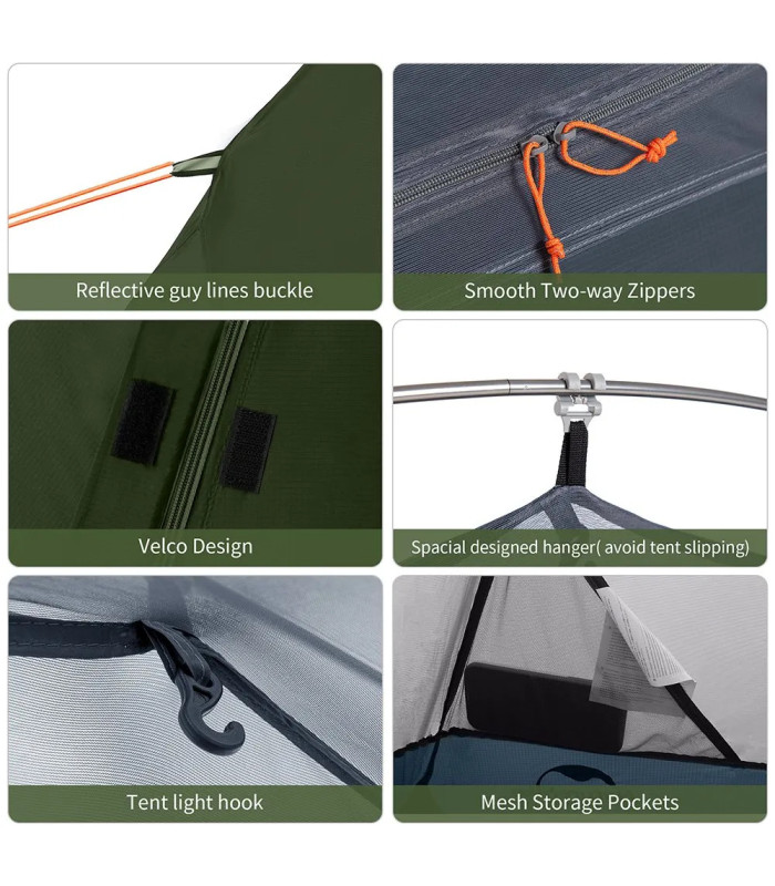 Naturehike Janga Tent 1P One Person 3 Season | Sabotage Oddal