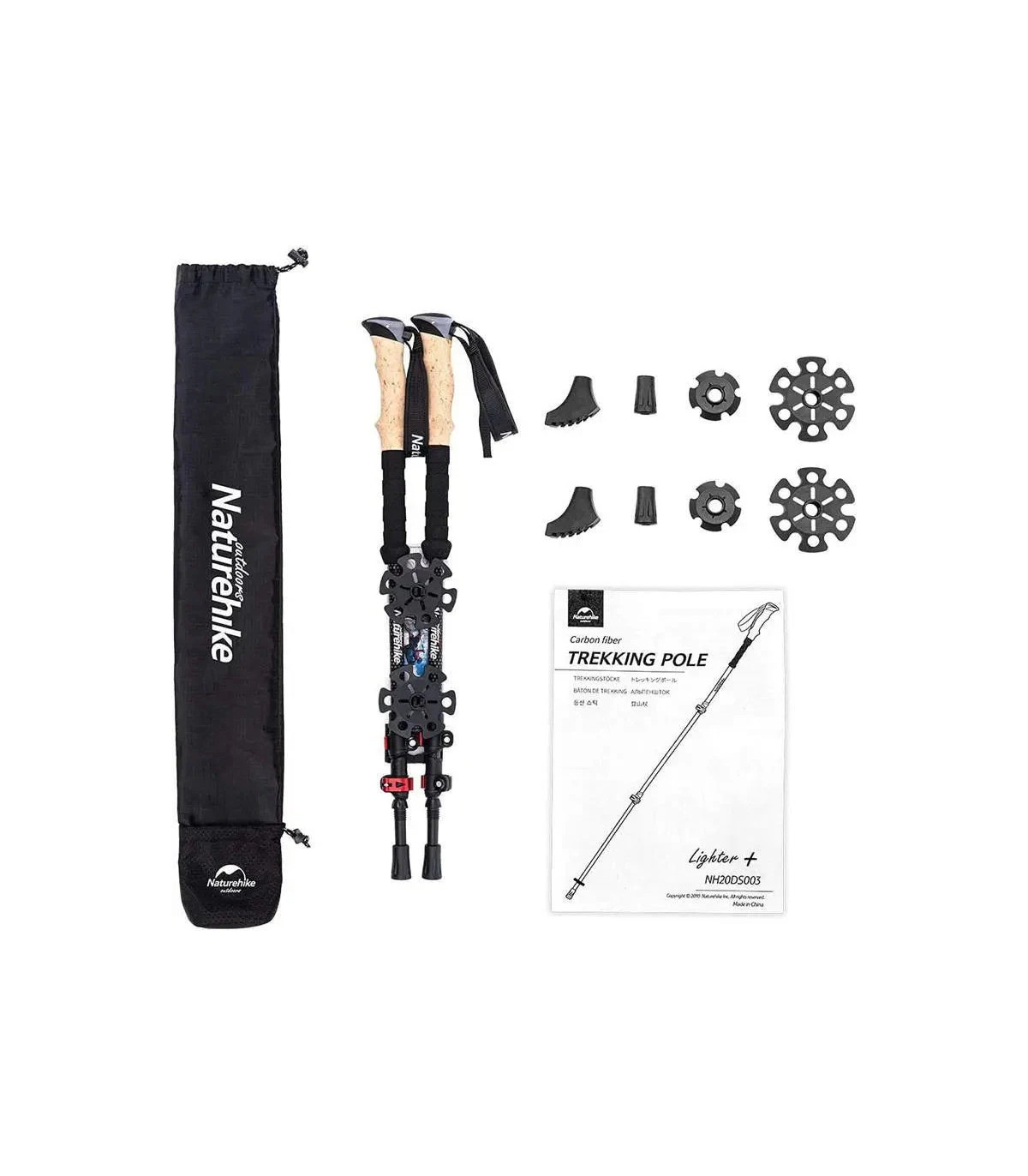 Μπατόν Πεζοπορίας Naturehike Tara Carbon Fiber Trekking Poles | Sabotage Oddal