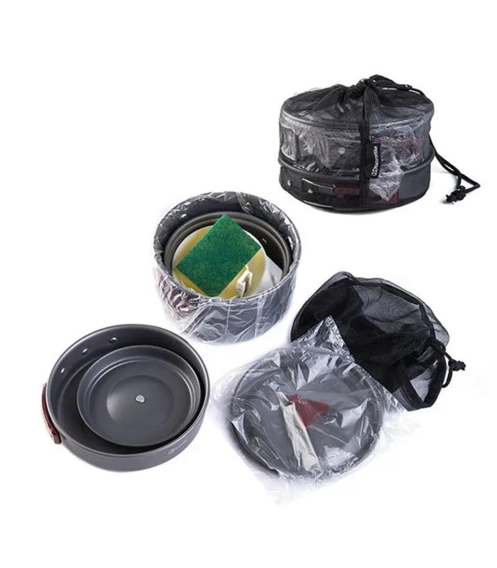 Σετ Μαγειρικής Naturehike Flay Camping Cookware  Set 4 σε 1 | Sabotage Oddal