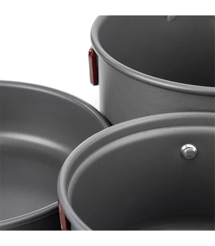 Σετ Μαγειρικής Naturehike Flay Camping Cookware  Set 4 σε 1 | Sabotage Oddal