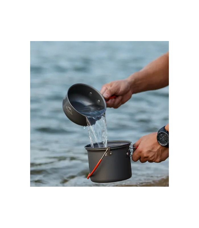 Σετ Μαγειρικής Naturehike Flay Camping Cookware  Set 4 σε 1 | Sabotage Oddal