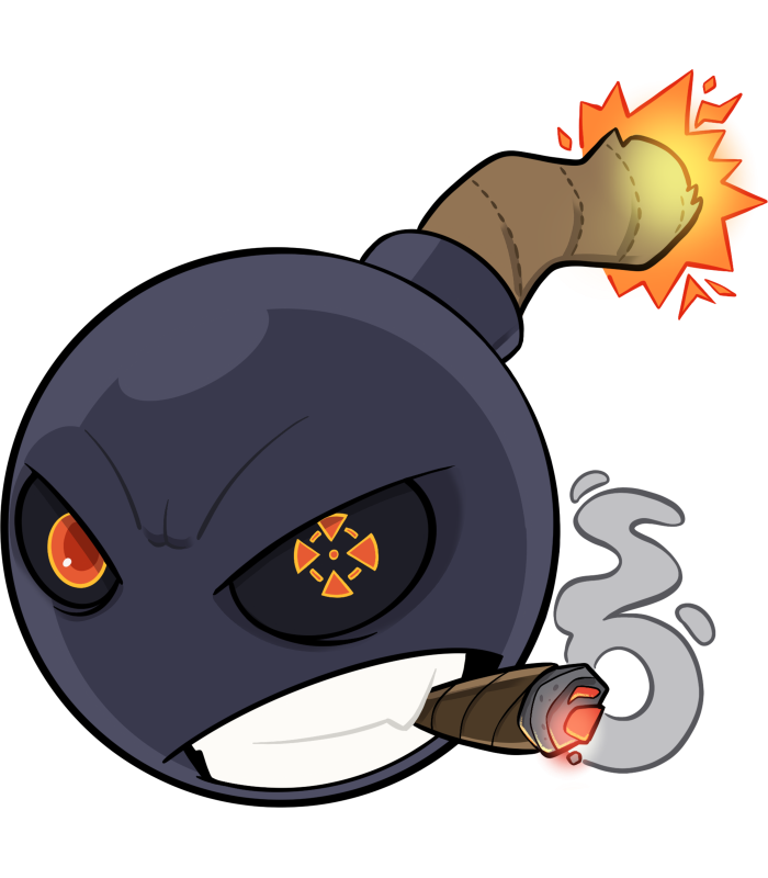 SAB-TECHNICS BOMBERMAN HEAD BOMB PATCH