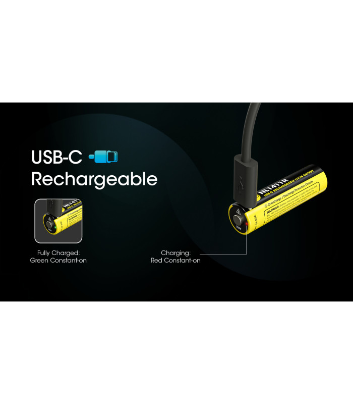 ΜΠΑΤΑΡΙΑ NITECORE NL1411R , 1100mAh