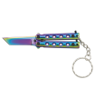 ΣΟΥΓΙΑΣ ALBAINOX, BT, Key-ring balisong. Colourful. 4 cm, 02246
