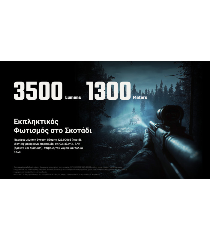 ΦΑΚΟΣ LED NITECORE MULTI TASK HYBRID MH40 PRO, 3500Lumens