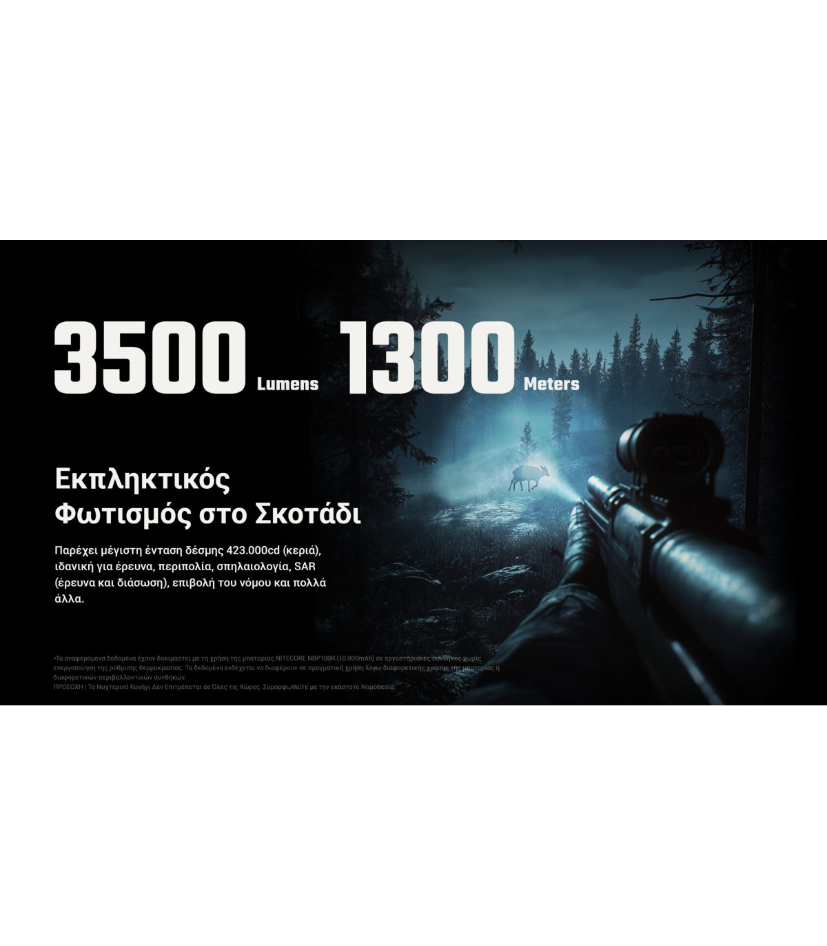 ΦΑΚΟΣ LED NITECORE MULTI TASK HYBRID MH40 PRO, 3500Lumens