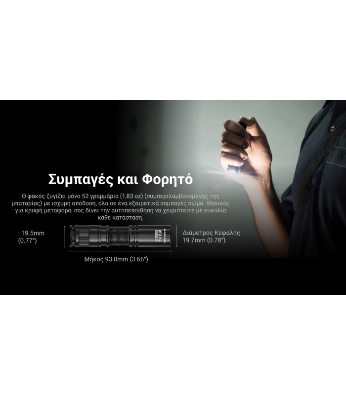 ΦΑΚΟΣ LED NITECORE MULTI TASK MT1A PRO