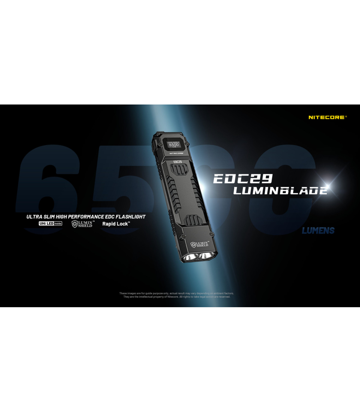 ΦΑΚΟΣ LED NITECORE EDC29 UHi, 6500Lumens