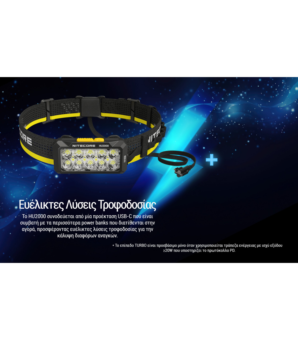 ΦΑΚΟΣ LED NITECORE HEADLAMP HU2000