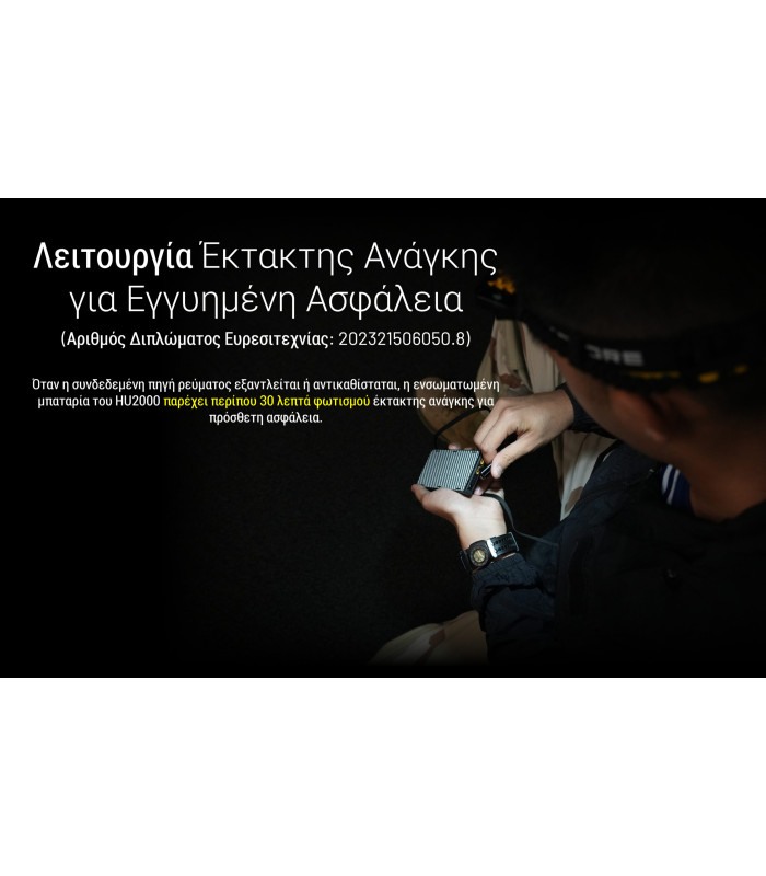 ΦΑΚΟΣ LED NITECORE HEADLAMP HU2000